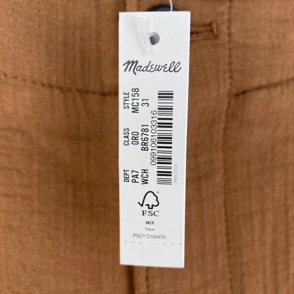 Madewell Cocoon Pants - NWT - Picture 9 of 9
